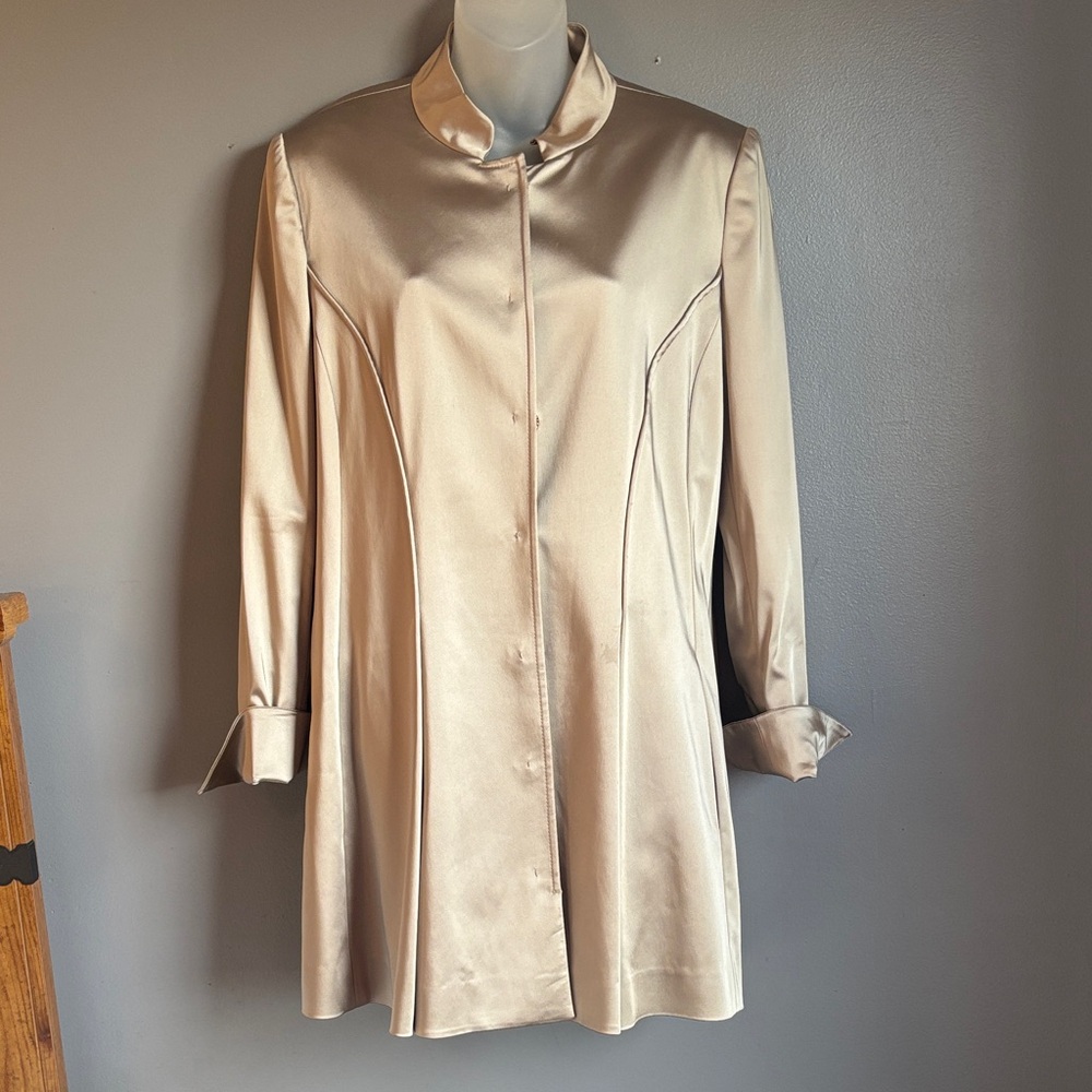 Etcetera champagne gold coat * sz 12 *